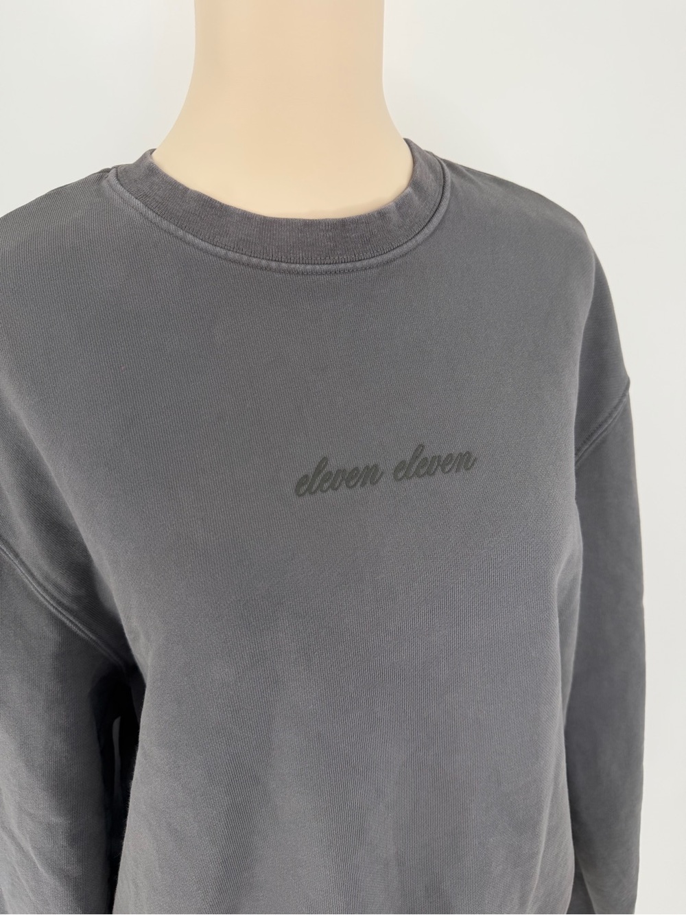Eleven Eleven,  Gray Sweater, Size S